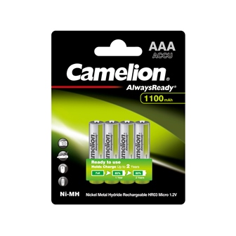 Аккумулятор Camelion NH-AAA1100LBP4 AAA, 1.2V,1100 mAh