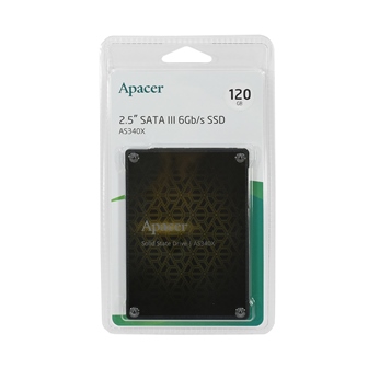 Твердотельный накопитель SSD, Apacer, AS340X AP120GAS340XC-1, 120 GB, SATA