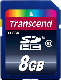 Карта памяти SD 8Gb Transcend class 10