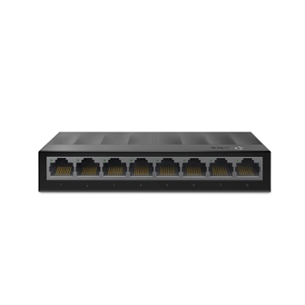 Коммутатор TP-Link LS1008G, 8 гигабитных портов RJ-45, Пластиковый корпус