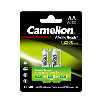 Аккумулятор Camelion NH-AA2300ARBP2 AA, 1.2V,2300 mAh