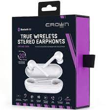 Наушники Crown CMTWS-5006, беспроводные, White, Bluetooth 5.0, микрофон