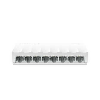 Коммутатор TP-Link LS1008, 8-портовый, 10/100 Мбит/с, RJ-45, Пластиковый корпус