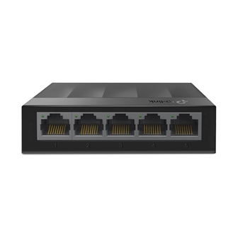 Коммутатор TP-Link LS1005G, 5 гигабитных портов RJ-45, Пластиковый корпус