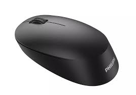 Мышь PHILIPS SPK7307B/00, Беспроводная, 1600dpi, 3 кноп, USB, черная