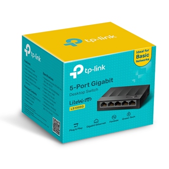 Коммутатор TP-Link LS1005G, 5 гигабитных портов RJ-45, Пластиковый корпус