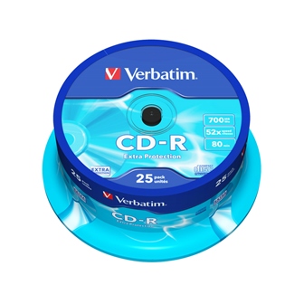 Диск CD-R Verbatim, (43432) 700Mb 52x