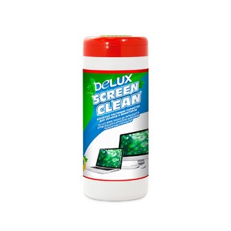 Чистящие салфетки Delux, ScreenClean для мониторов,туба