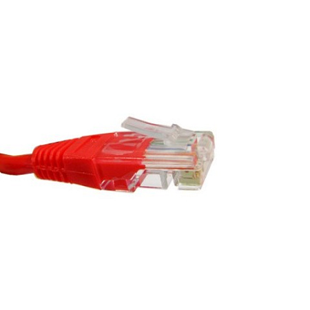 Патч-корд A&P APP001RD2, Cat.5, UTP, RJ-45, 2м, Красный