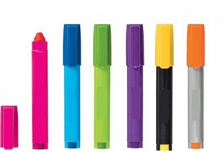 Маркер восковой 6шт/уп DYD