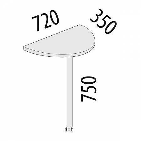 63.28 Приставка 720*350*750