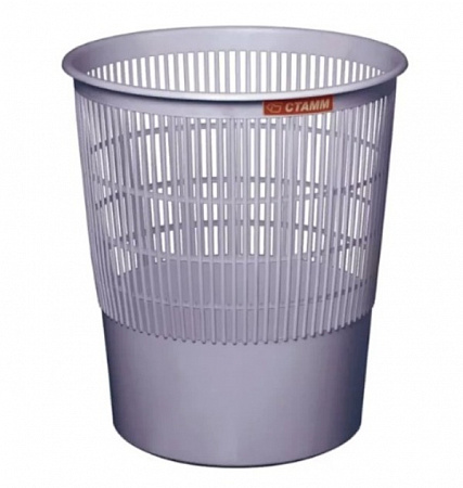 Корзина офисная 18л сетчатая Стамм серая