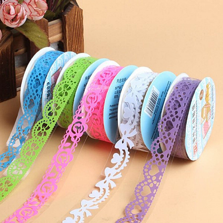 Лента цветная ажурная