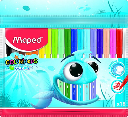 Фломастеры 18цв Maped Фломастеры 18цв Maped