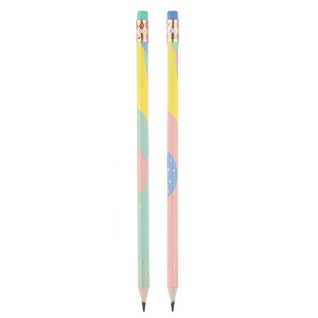 Карандаш Deli с ластиком U548