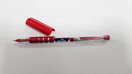 Ручка шариковая Dolphin Klassy 0.7mm красная