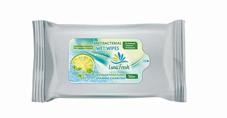 Салфетки влажные Luna Fresh антибактр.20шт