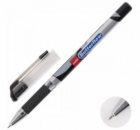 Ручка Сello Butterflow черная