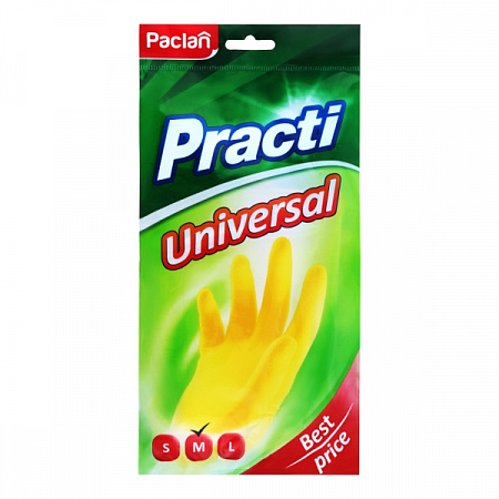 Перчатки резиновые M Paclan Universal Перчатки резиновые M Paclan Universal
