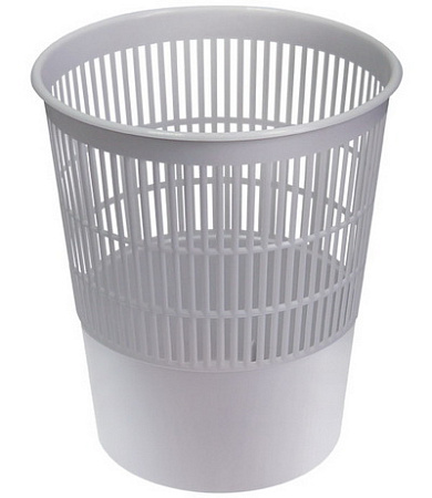 Корзина офисная 14л сетчатая Стамм серая