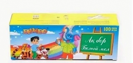 Мел белый 100шт/уп Бимбо