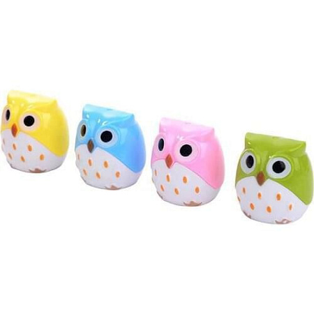 Точилка Сова,Бегемот,Морковка пласт.