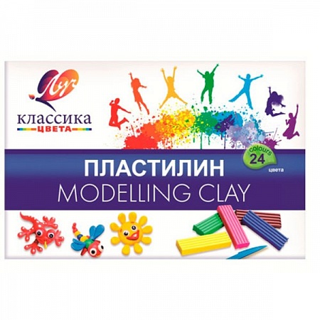 Пластилин 24цв. Луч Классика Луч Пластилин 24цв. Луч Классика Луч