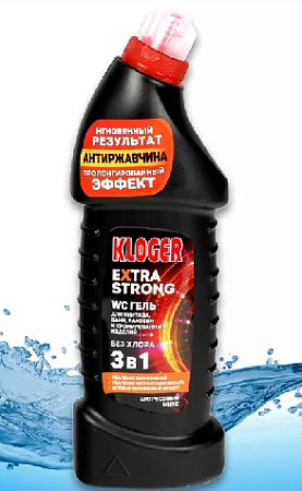 Чист.ср-во Kloger Extra Strong 3в1 750 мл.
