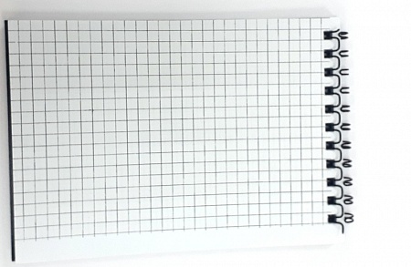 Блокнот А6 спираль 50л. кл. мягкий переп.