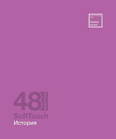 Тетрадь предметная 48л Soft Touch История