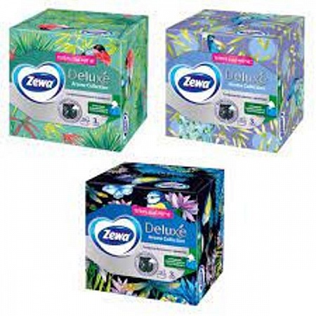 Салфетки вытяж.Zewa Deluxe Aroma 3сл*60шт