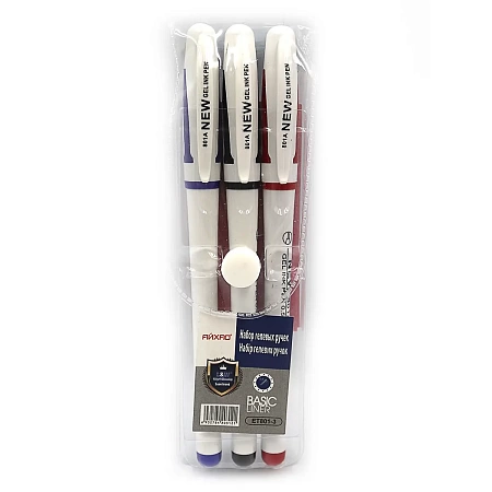 Ручка гелевая 3шт Aihao