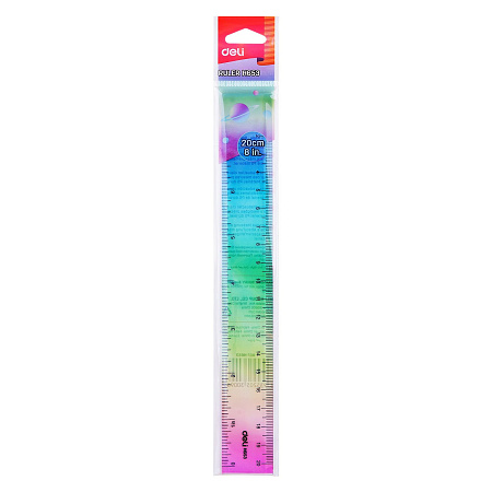 Линейка 20см Deli H653