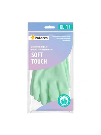 Перчатки резиновые XL Paterra Soft Touch
